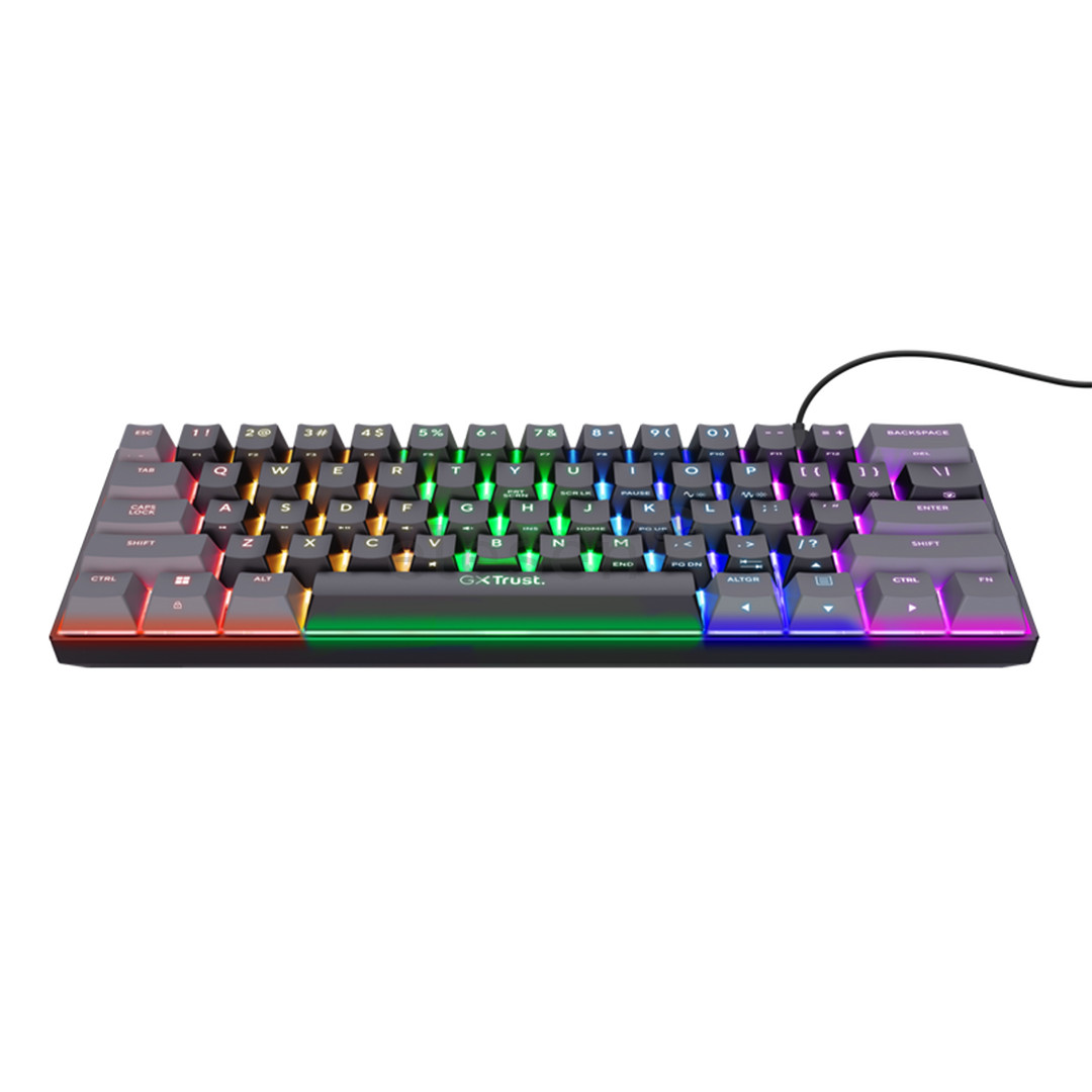 Trust GXT 867 ACIRA, 60%, US, черный - Механическая клавиатура Товар - 24882