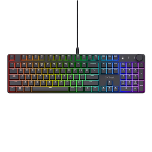 Trust GXT 866 Torix, US, black - Mechanical keyboard Item - 24910 24910