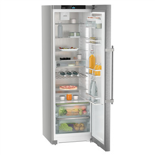 Liebherr, EasyFresh, 402 L, aukštis 186 cm, sidabrinis - Šaldytuvas
