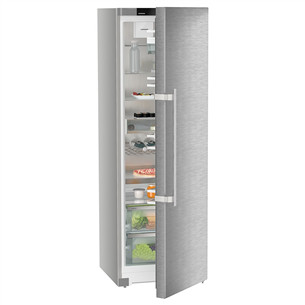 Liebherr, EasyFresh, 402 L, aukštis 186 cm, sidabrinis - Šaldytuvas