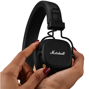 Marshall Major V, juodos - Belaidės ausinės Prekė - 1006832