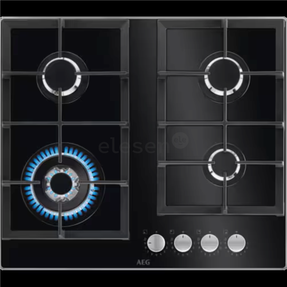 AEG, plotis 59 cm, juoda - Kaitlentė