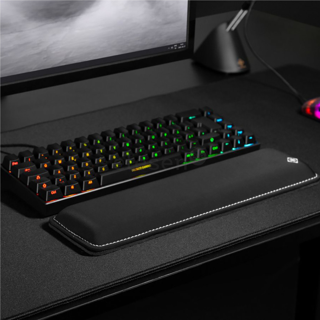 Deltaco Compact, черный - Подставка под запястья для клавиатуры Товар - GAM-164