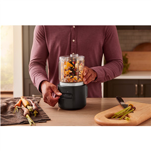 KitchenAid Go, be baterijos, juodas - Smulkintuvas Prekė - 5KFCR500BM