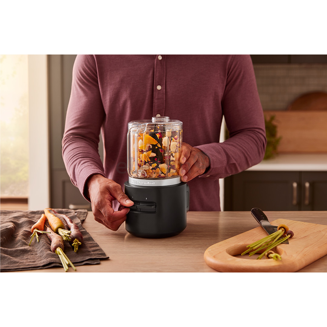 KitchenAid Go, with battery, matte black - Cordless chopper