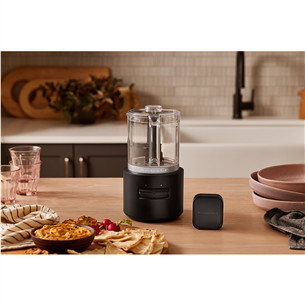 KitchenAid Go, with battery, matte black - Cordless chopper