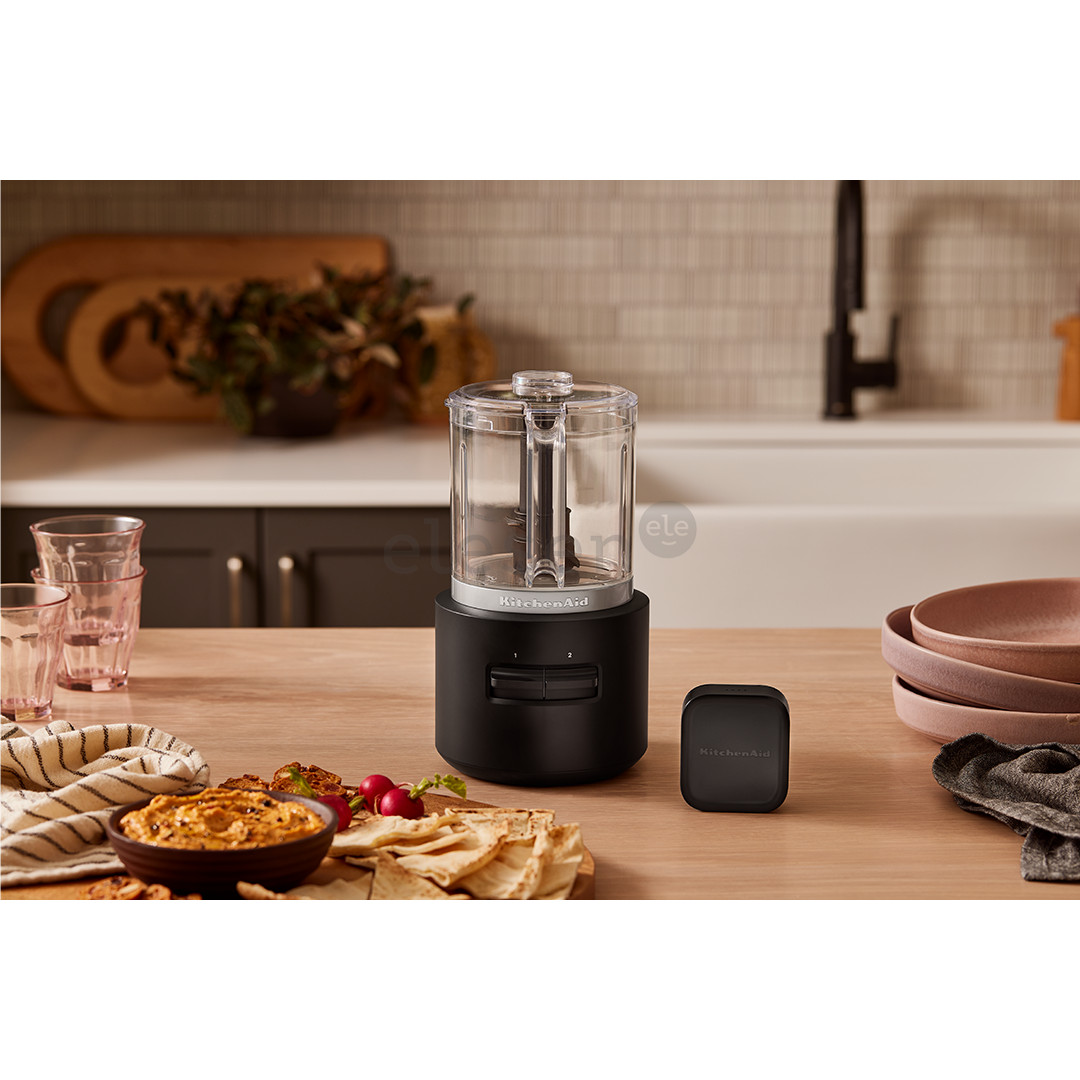 KitchenAid Go, with battery, matte black - Cordless chopper