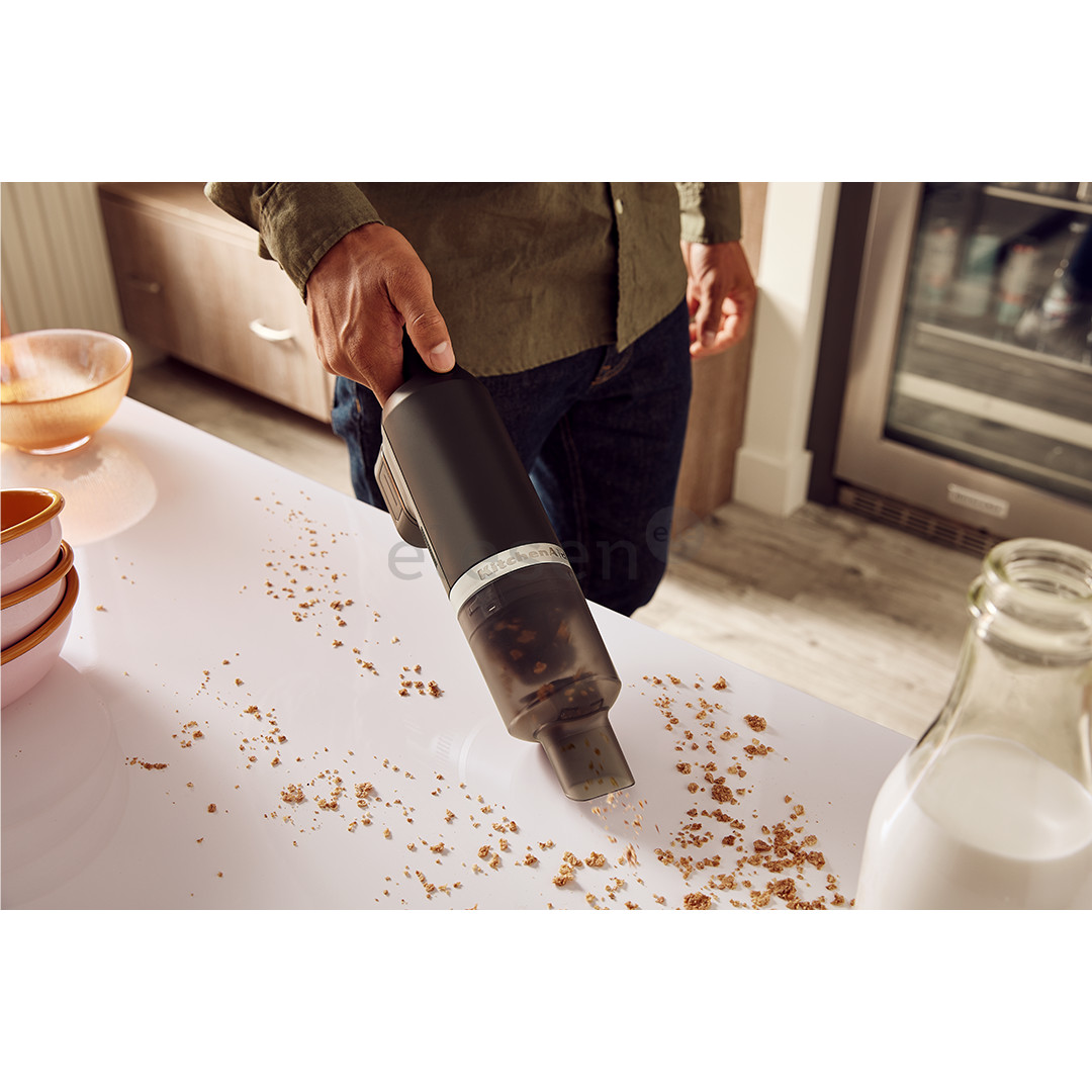 KitchenAid Go, be baterijos, juodas - Virtuvinis siurblys Prekė - 5KKVR100BM