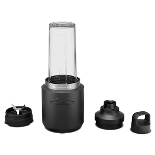 KitchenAid Go, su baterija, juodas - Trintuvas Prekė - 5KSBR256BM 5KSBR256BM
