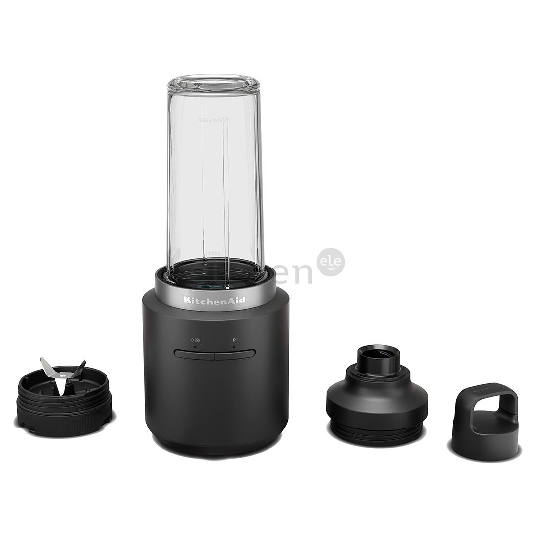 KitchenAid Go, with battery, matte black - Cordless mini blender Item - 5KSBR256BM