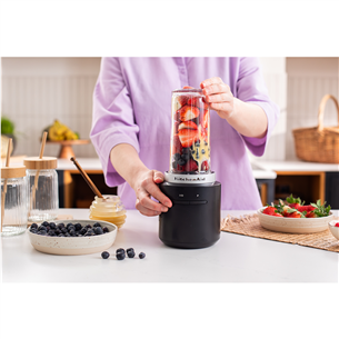 KitchenAid Go, su baterija, juodas - Trintuvas Prekė - 5KSBR256BM