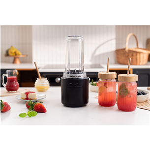 KitchenAid Go, su baterija, juodas - Trintuvas Prekė - 5KSBR256BM