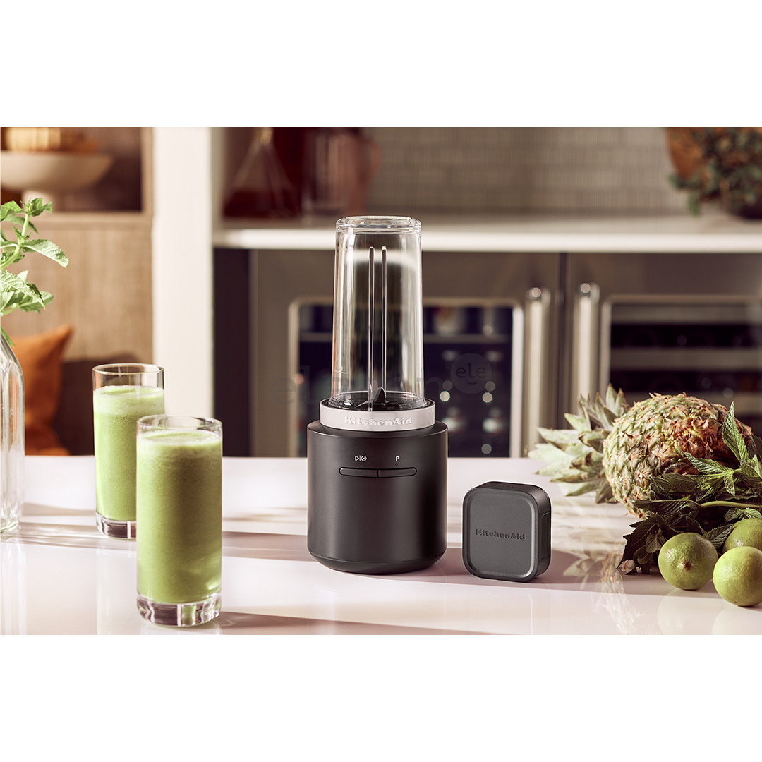 KitchenAid Go, with battery, matte black - Cordless mini blender Item - 5KSBR256BM
