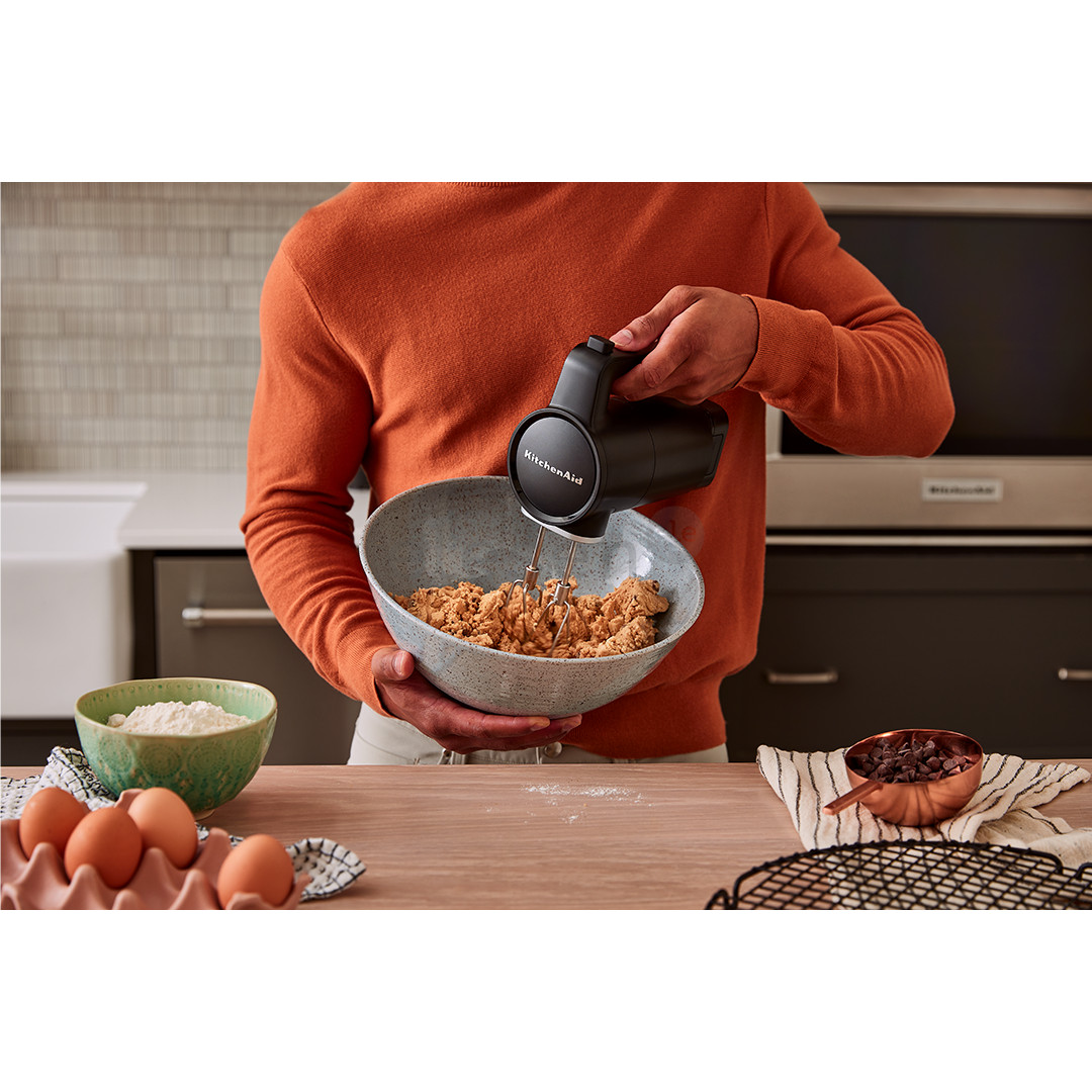 KitchenAid Go, с аккумулятором, матовый черный - Беспроводной ручной миксер