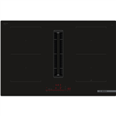 Bosch, Series 6, width 80 cm, berėmė, juoda - Įmontuojama kaitlentė su gartraukiu Prekė - PVQ811H26E