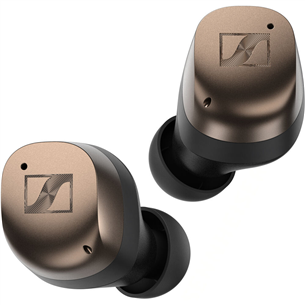Sennheiser MOMENTUM True Wireless 4, triukšmo slopinimas, juodos/vario - Belaidės ausinės 700367