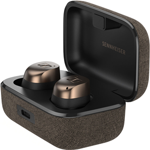 Sennheiser MOMENTUM True Wireless 4, triukšmo slopinimas, juodos/vario - Belaidės ausinės