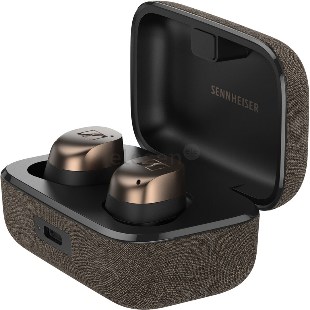 Sennheiser MOMENTUM True Wireless 4, triukšmo slopinimas, juodos/vario - Belaidės ausinės