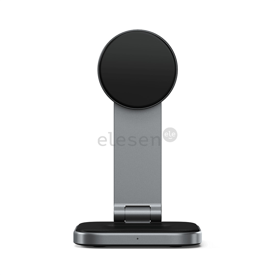 Satechi 2-in-1 Foldable Qi2 Charging Stand - Belaidžio įkrovimo stotelė