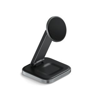 Satechi 2-in-1 Foldable Qi2 Charging Stand - Belaidžio įkrovimo stotelė Prekė - ST-Q21FM