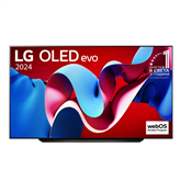 Televizorius LG C4, 83'', 4K UHD, OLED, pilkas Prekė - OLED83C41LA.AEU