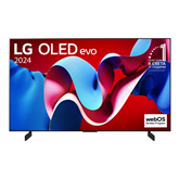 LG C4, 42'', 4K UHD, OLED, pilkas - Televizorius