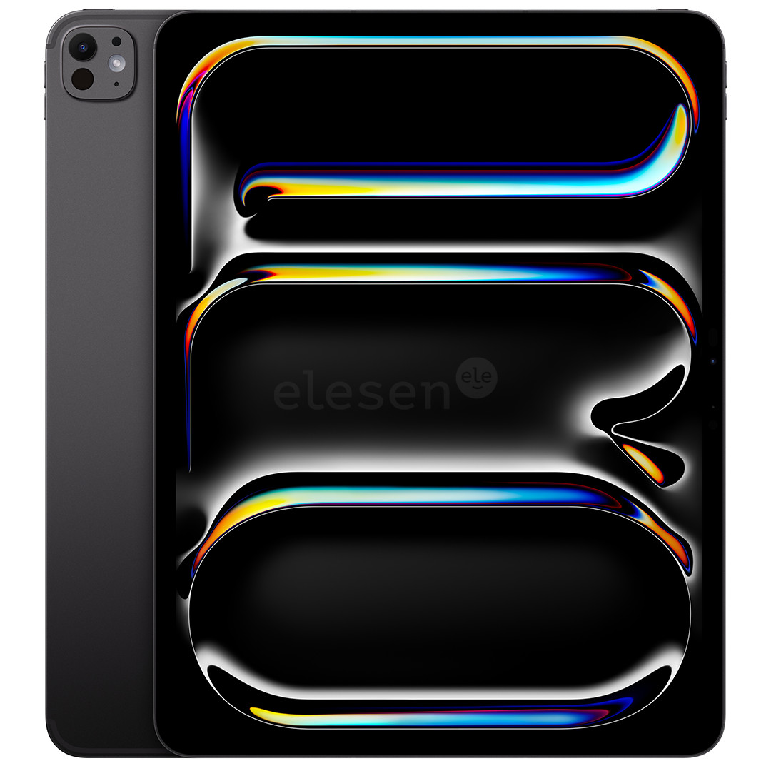 Apple iPad Pro 13”, M4 (2024), 256 ГБ, глянцевый, WiFi + 5G, черный - Планшет