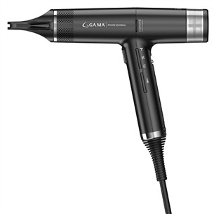 GA.MA IQ3 Perfetto, 1600 W, juodas - Plaukų džiovintuvas