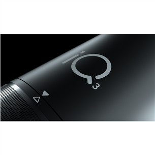 GA.MA IQ3 Perfetto, 1600 W, juodas - Plaukų džiovintuvas