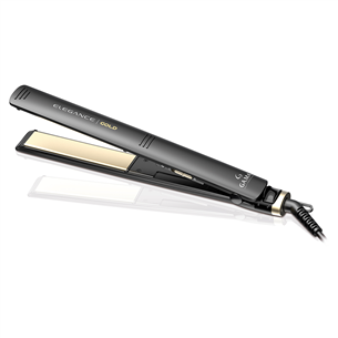 Plaukų tiesinimo žnyplės GA.MA Elegance Gold, juodas    Prekė-GI0234 GI0234