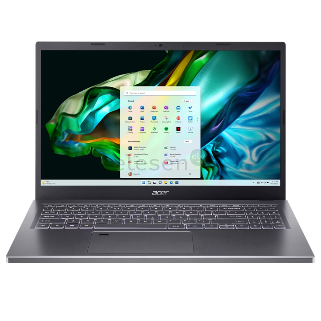 Acer Aspire 5, 15,6'', FHD, Ryzen 7, 16 GB, 1 TB, pilkas, SWE - Nešiojamas kompiuteris