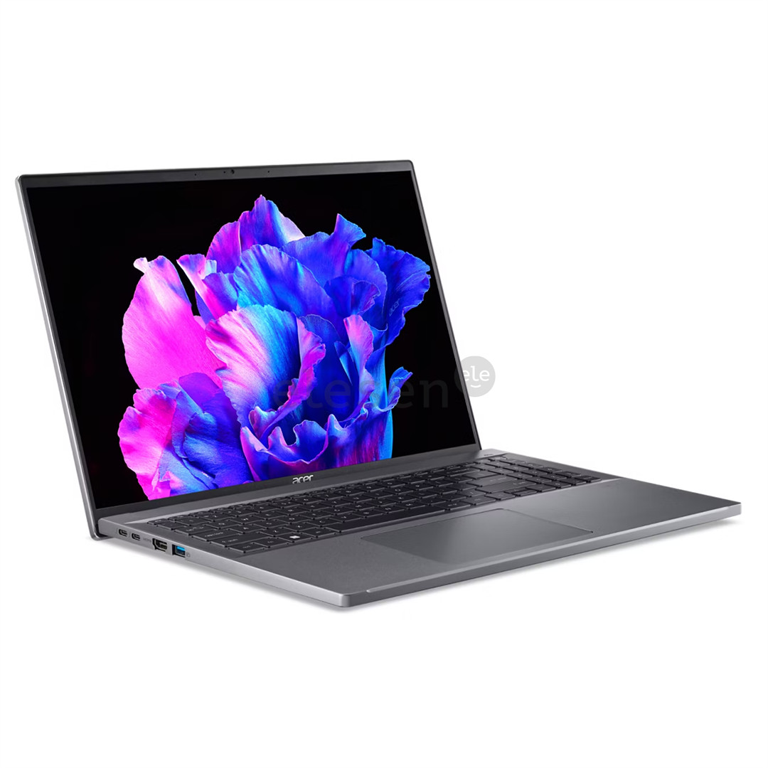 Acer Swift Go 16, 16'', WUXGA, i5, 16 GB, 512 GB, pilkas, ENG - Nešiojamasis kompiuteris