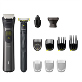 Philips All-in-One Trimmer Series 9000, pilkas - Skustuvo komplektas + OneBlade Prekė - MG9530/15
