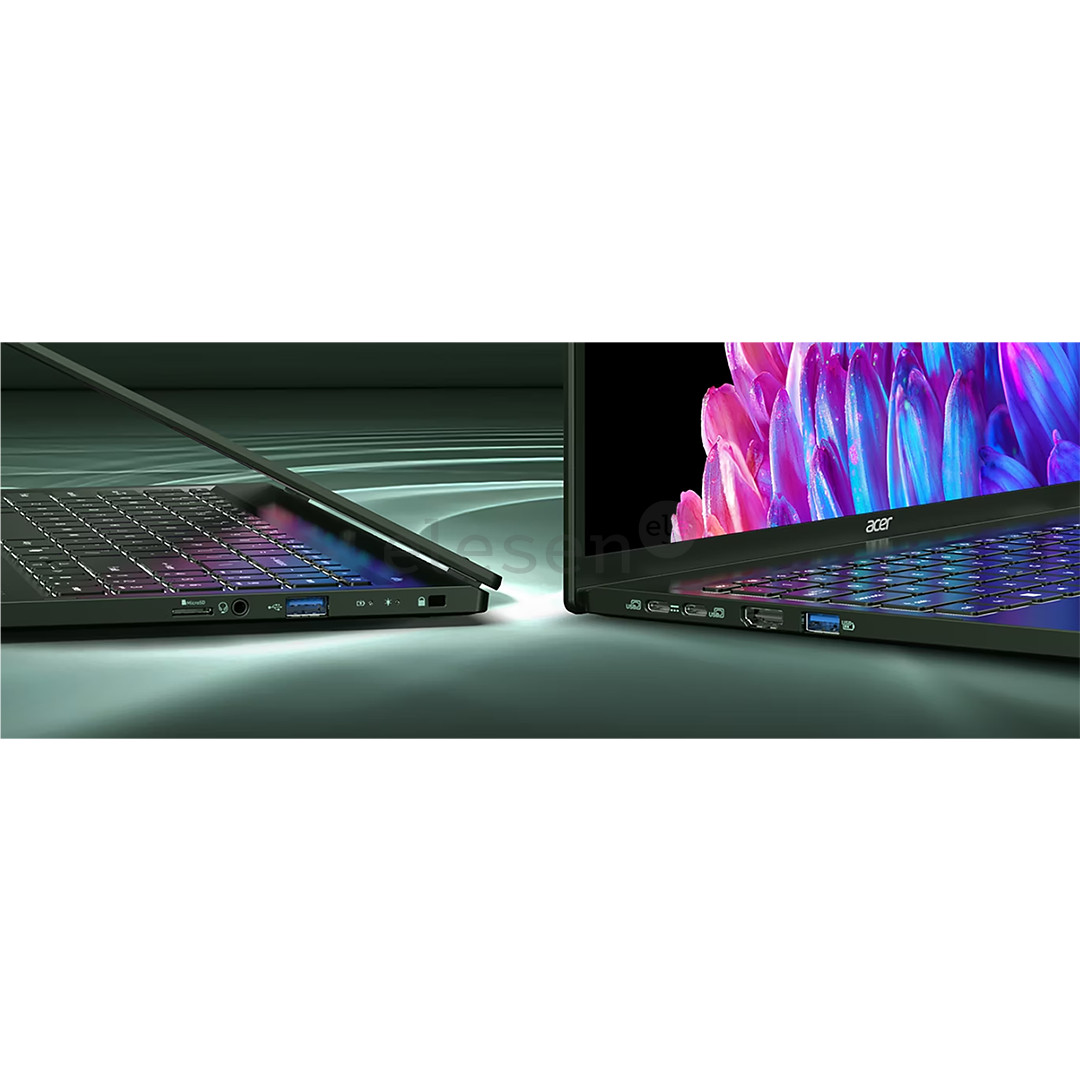 Acer Swift Edge 16, 16'', 3.2K, OLED, Ryzen 7, 16 GB, 1 TB, olivine black, ENG - Notebook