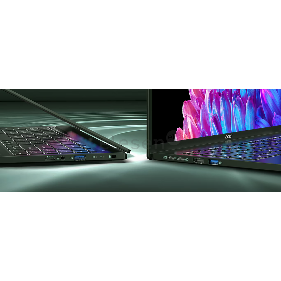 Acer Swift Edge 16, 16'', 3.2K, OLED, Ryzen 7, 16 GB, 1 TB, juodas, ENG - Nešiojamas kompiuteris Prekė - NX.KTDEL.001