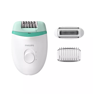 Philips Satinelle Essential, baltas/žalias - Epiliatorius Prekė - BRE245/00 BRE245/00