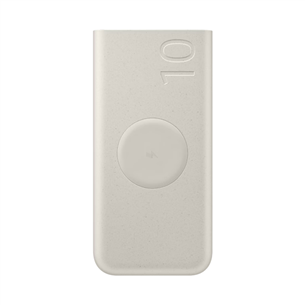 Samsung Wireless Power Bank, 10000 мАч, бежевый - Внешний аккумулятор Товар - EB-U2510XUEGEU EB-U2510XUEGEU
