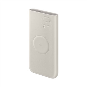 Samsung Wireless Power Bank, 10000 mAh, smėlio spalvos - Išorinė baterija Prekė - EB-U2510XUEGEU