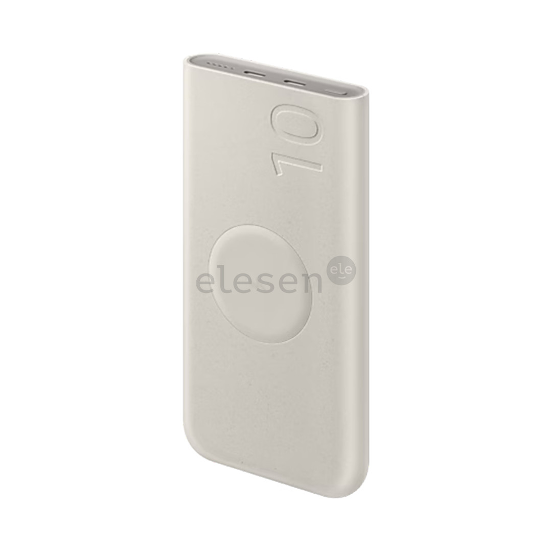 Samsung Wireless Power Bank, 10000 mAh, smėlio spalvos - Išorinė baterija Prekė - EB-U2510XUEGEU