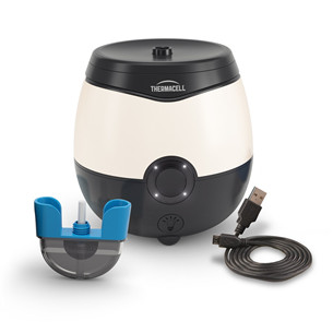 Thermacell EL55, black/white - Rechargeable mosquito repeller with glow light