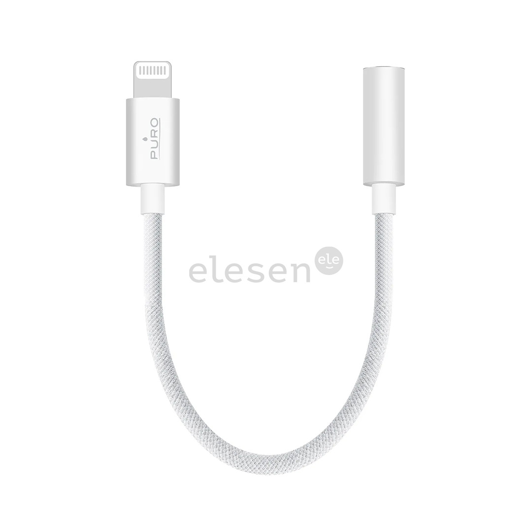 Puro Fabrik, 3,5 mm - Lightning, white - Adapter Item - PUAAPLTUAXWHI