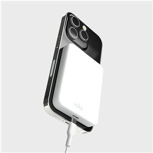 Puro Mini Power Mag, 4000 mAh, MagSafe, USB-C, balta - Išorinė baterija Prekė - PUFCBB40P2MAGWHI