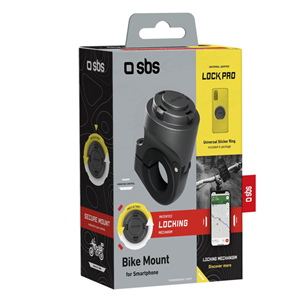 SBS LockPro Phone Mount, juodas - Telefono laikiklis Prekė - TEURRIDEMOUNT