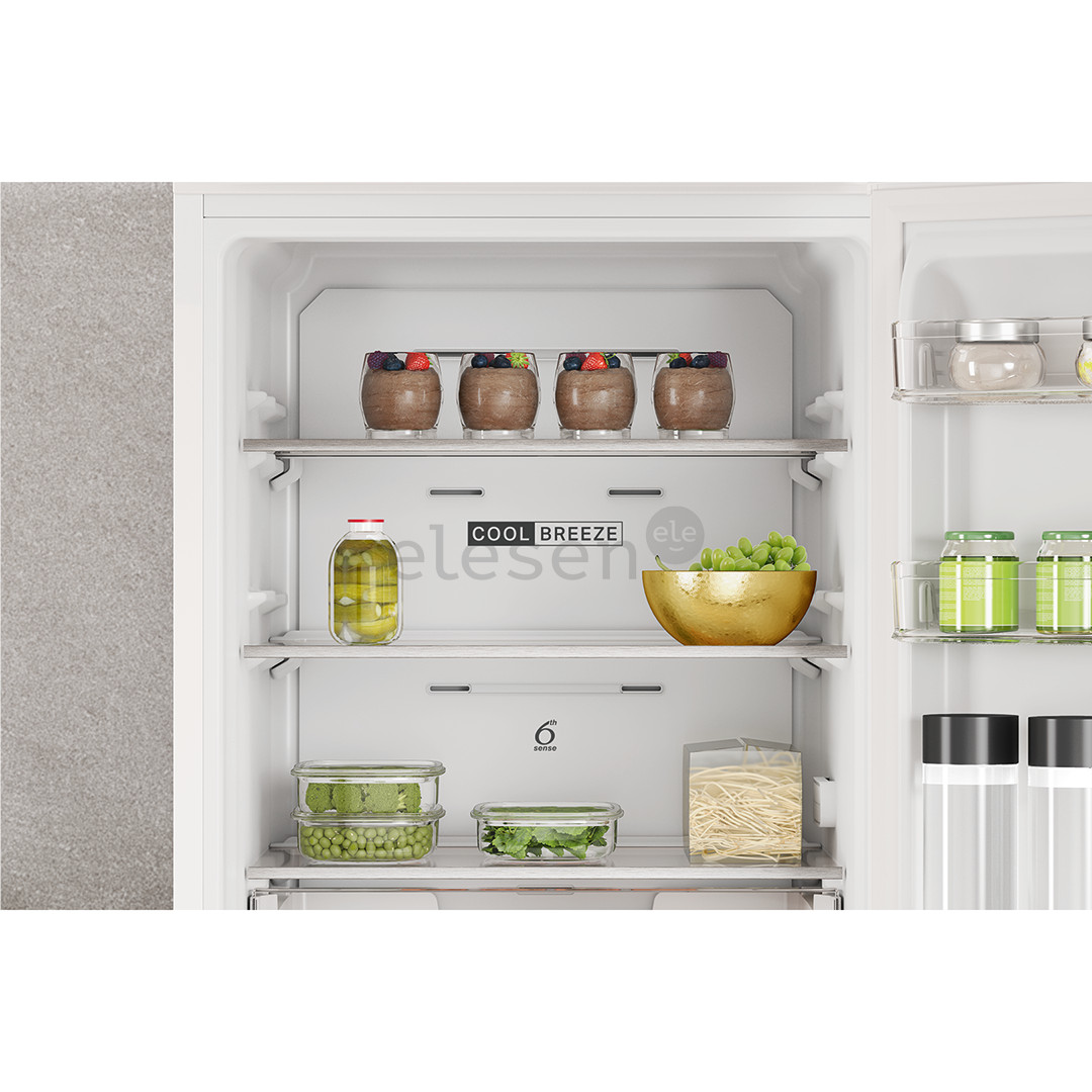 Whirlpool, NoFrost, 335 L, 192 cm, baltas - Šaldytuvas