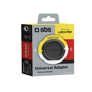 SBS LockPro Universal Smartphone Adapter, black - LockPro Adapter Item - TEURUNIADAPT