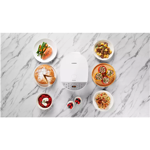Philips All-in-One Cooker 3000, baltas/pilkas - Daugiafunkcinis puodas Prekė - HD4713/40