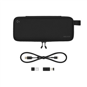 Logitech PRO X 60, US, juoda  - Belaidė klaviatūra Prekė - 920-011911