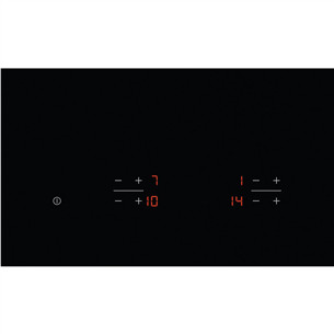 Electrolux, plotis 57,6 cm, nerūdijančio plieno rėmas, juoda - Įmontuojama keramikinė kaitlentė