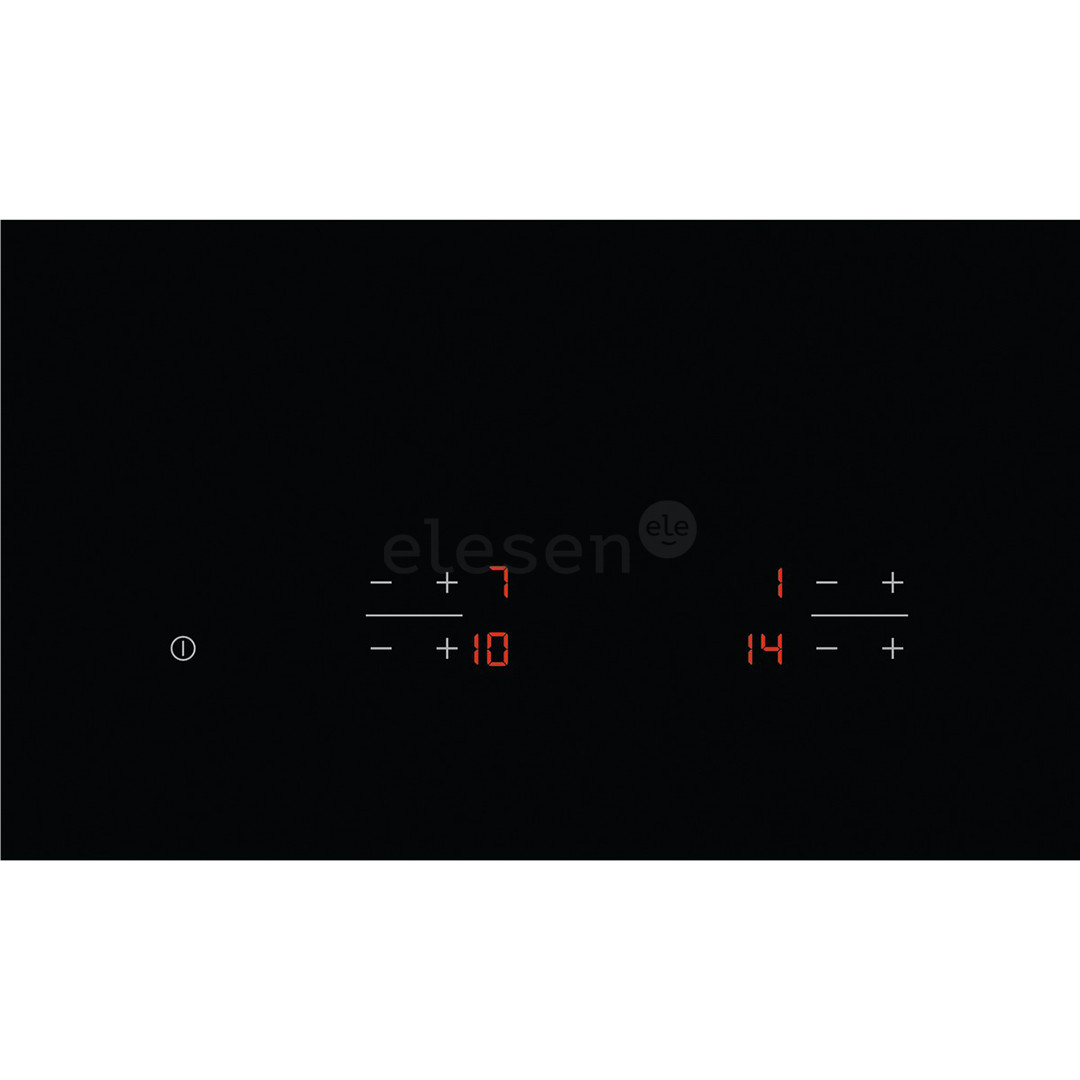 Electrolux, plotis 57,6 cm, nerūdijančio plieno rėmas, juoda - Įmontuojama keramikinė kaitlentė