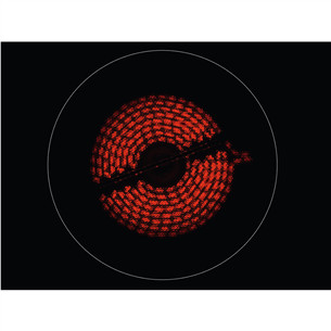 Electrolux, plotis 57,6 cm, nerūdijančio plieno rėmas, juoda - Įmontuojama keramikinė kaitlentė